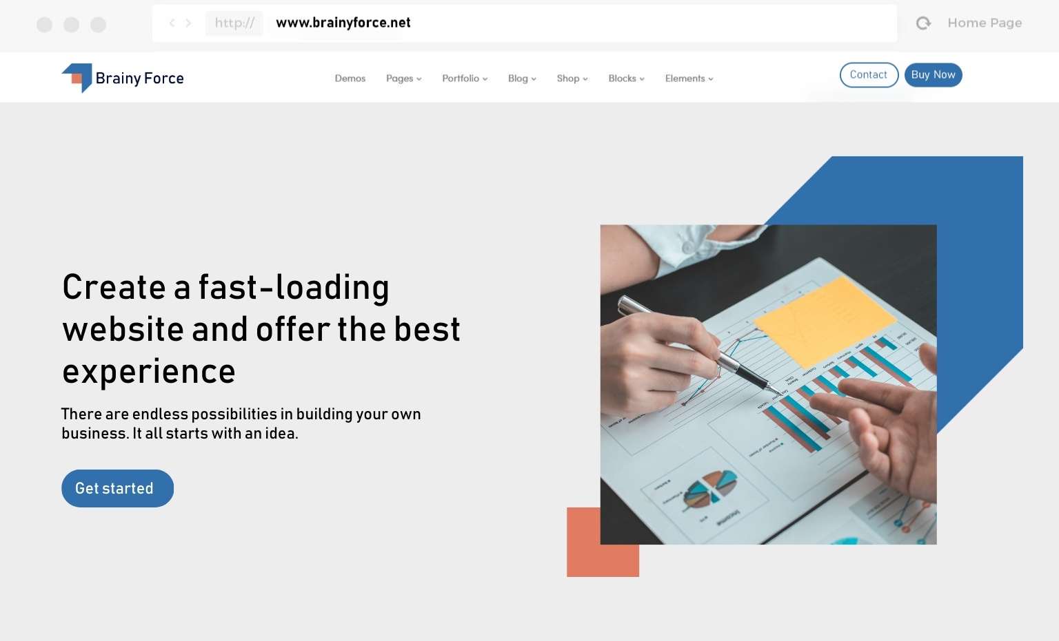 Brainyforce Landing Website